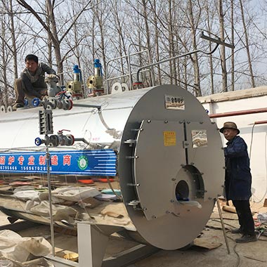 Installation of Jintai boiler for food industrial in Turkey